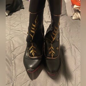 Ana frozen costume boots